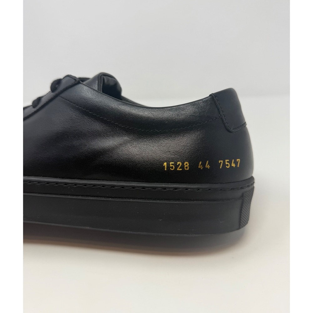 Common Projects Achilles Low Top Sneaker Black Size 11 US 44 EU - Picture 7 of 10